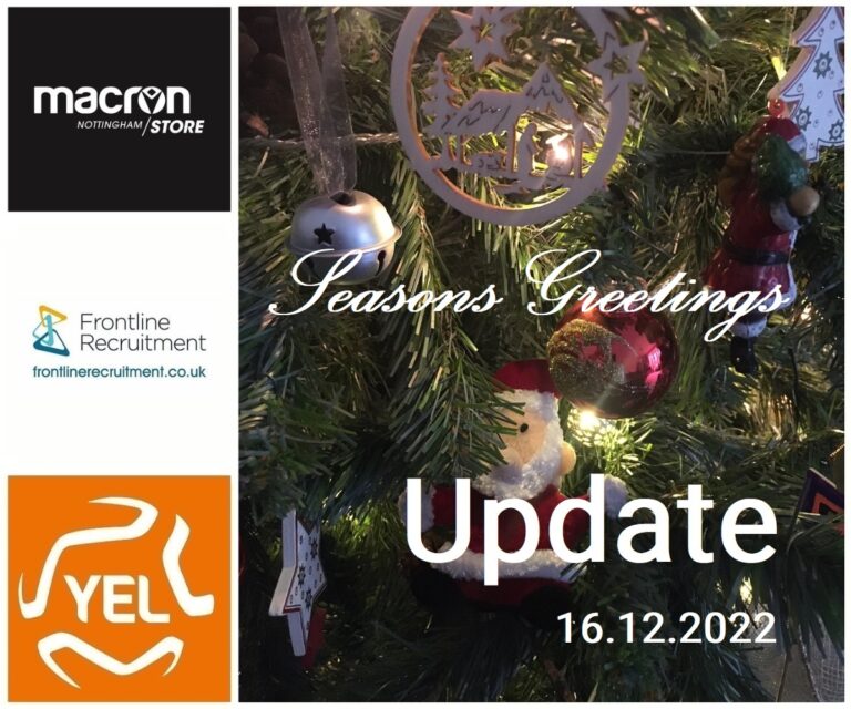 YEL Update 16/12/22